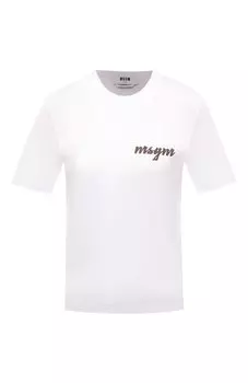 Хлопковая футболка MSGM