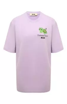 Хлопковая футболка MSGM