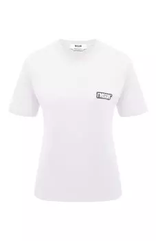 Хлопковая футболка MSGM