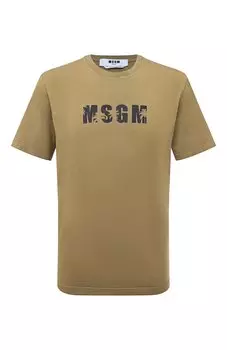 Хлопковая футболка MSGM