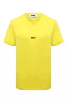 Хлопковая футболка MSGM