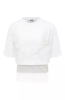 Хлопковая футболка MSGM