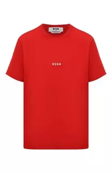 Хлопковая футболка MSGM