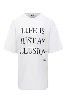 Хлопковая футболка MSGM
