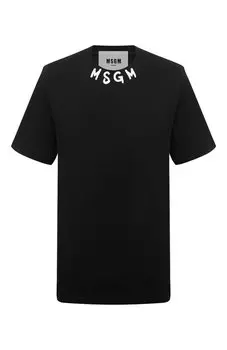 Хлопковая футболка MSGM