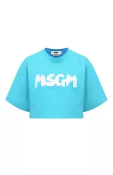 Хлопковая футболка MSGM