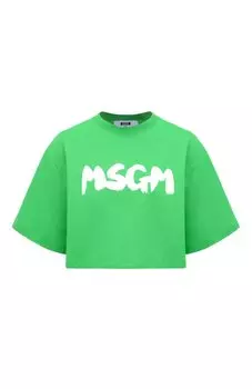 Хлопковая футболка MSGM
