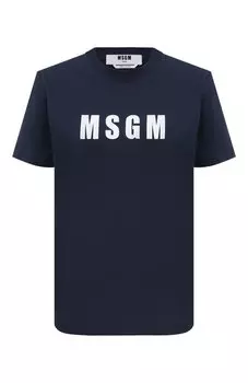 Хлопковая футболка MSGM
