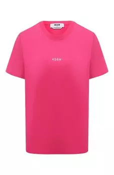 Хлопковая футболка MSGM