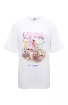 Хлопковая футболка MSGM