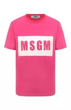 Хлопковая футболка MSGM