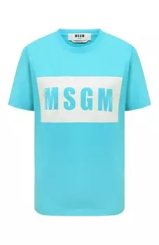 Хлопковая футболка MSGM