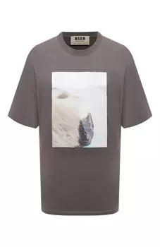 Хлопковая футболка MSGM
