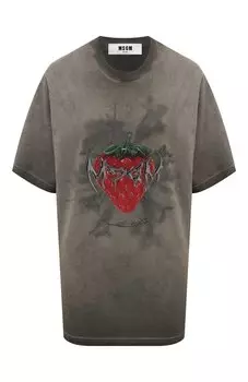 Хлопковая футболка MSGM