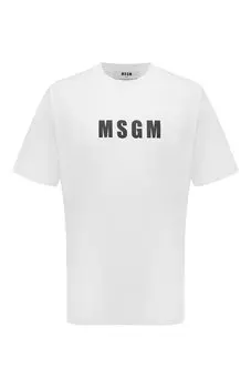 Хлопковая футболка MSGM
