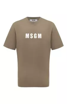 Хлопковая футболка MSGM