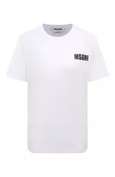 Хлопковая футболка MSGM