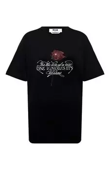 Хлопковая футболка MSGM