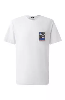 Хлопковая футболка MSGM