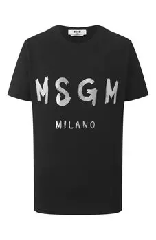 Хлопковая футболка MSGM