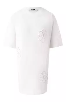 Хлопковая футболка MSGM