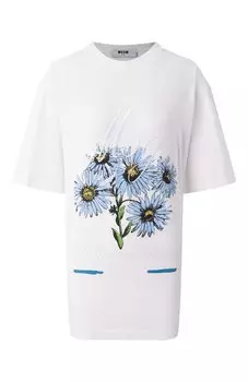 Хлопковая футболка MSGM
