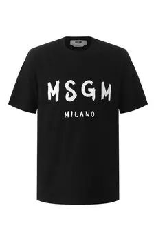 Хлопковая футболка MSGM