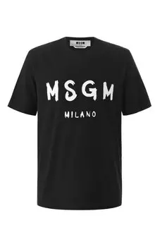 Хлопковая футболка MSGM