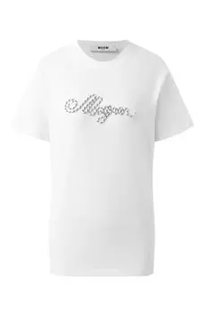 Хлопковая футболка MSGM