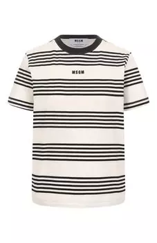 Хлопковая футболка MSGM