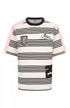 Хлопковая футболка MSGM