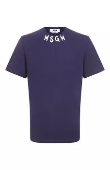 Хлопковая футболка MSGM