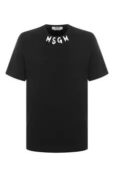 Хлопковая футболка MSGM