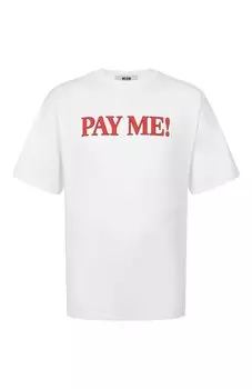 Хлопковая футболка MSGM