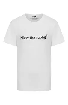 Хлопковая футболка MSGM