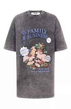 Хлопковая футболка MSGM