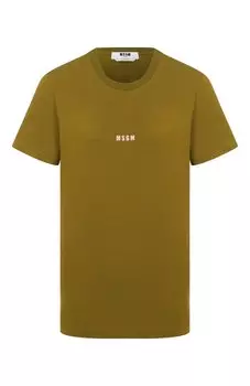 Хлопковая футболка MSGM