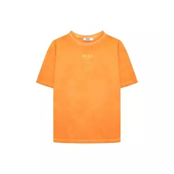 Хлопковая футболка MSGM kids
