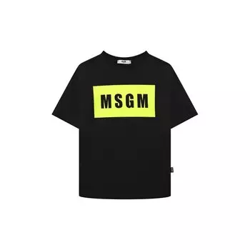 Хлопковая футболка MSGM kids