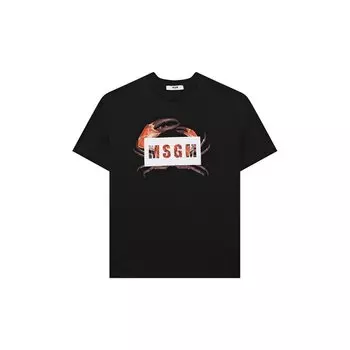 Хлопковая футболка MSGM kids