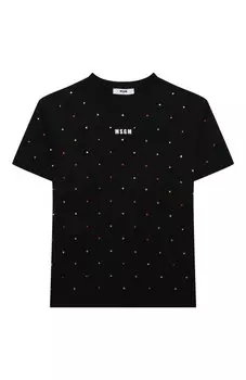 Хлопковая футболка MSGM kids