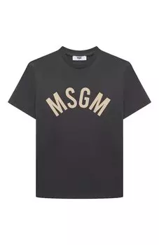 Хлопковая футболка MSGM kids
