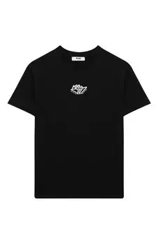 Хлопковая футболка MSGM kids