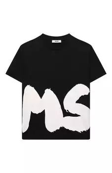 Хлопковая футболка MSGM kids