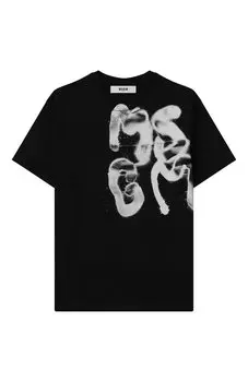 Хлопковая футболка MSGM kids