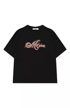 Хлопковая футболка MSGM kids