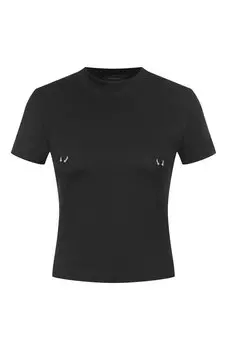 Хлопковая футболка Mugler