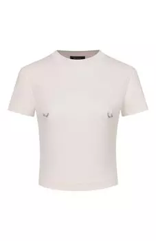 Хлопковая футболка Mugler