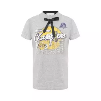 Хлопковая футболка NIGHTMARKET.IT