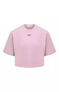 Хлопковая футболка Off-White